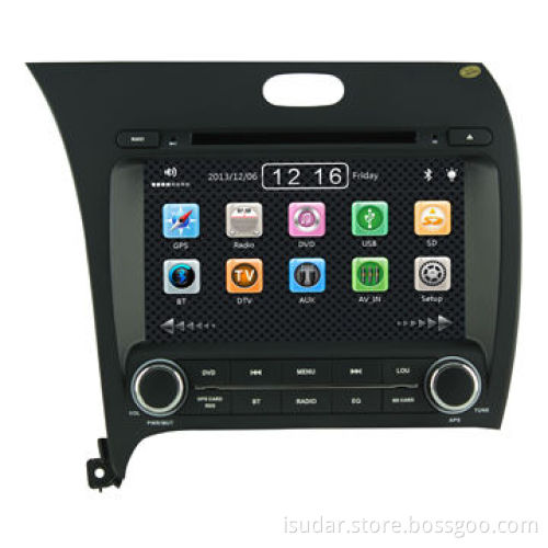 Car DVD Player for Kia Cerato/KIA K3/KIA Forte 2013,with CD/MP3/DVD/USB and 8-inch TFT Monitor